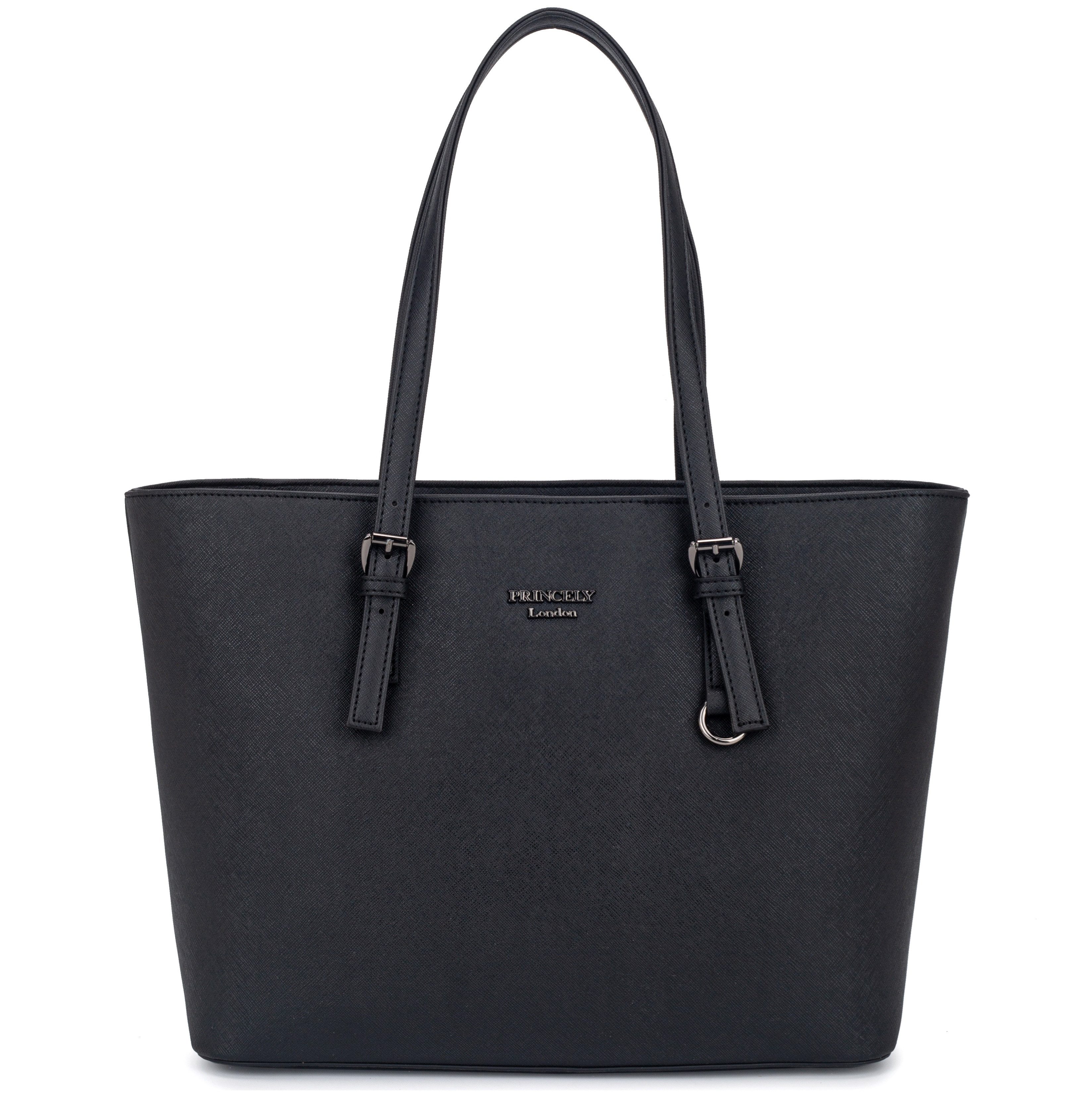 Princely London Shopper Beverly Medium - Geräumiger Shopper mit Reißverschluss