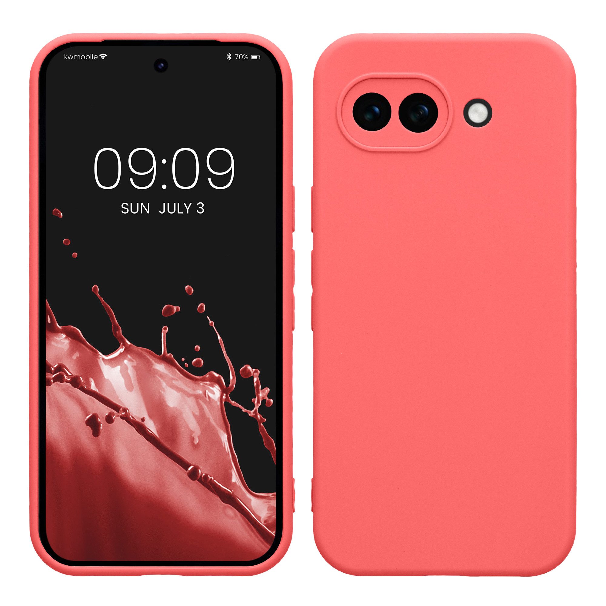 kwmobile Smartphone-Hülle Handyhülle für Google Pixel 10a Hülle, Weiches Handy Silikon Case - Schutzhülle Cover