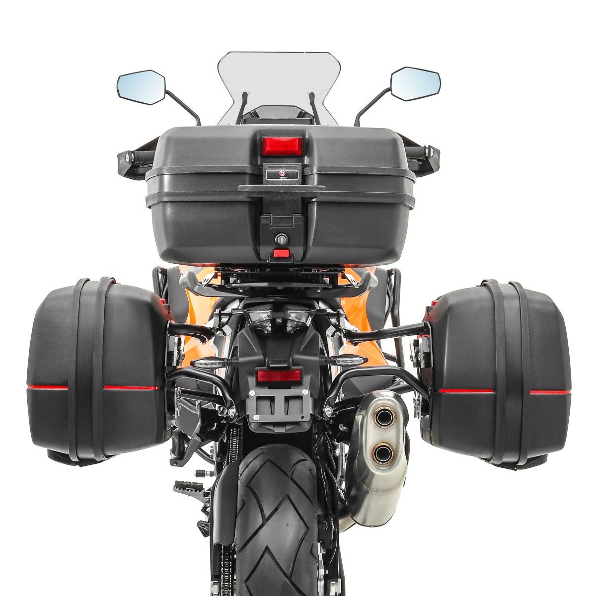 Bagtecs Kofferset Set Koffer + Topcase für Suzuki Bandit 1200 / S TB8 3x45L