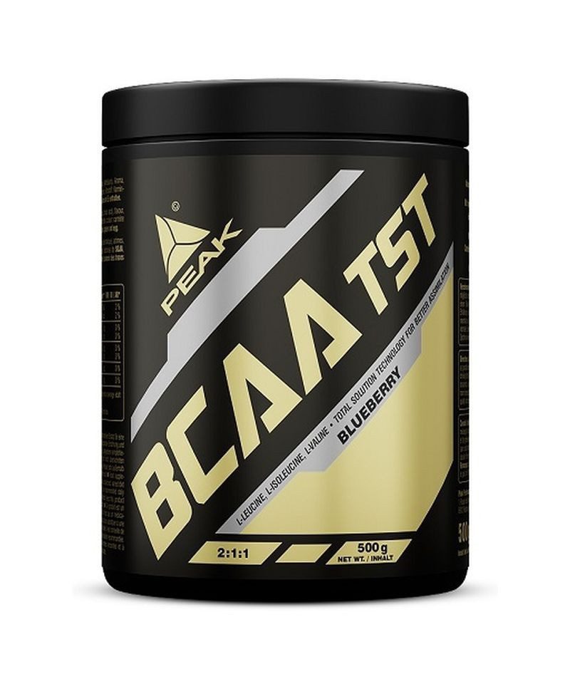 PEAK BCAA-TST - 500g - Black Cherry Pulver, 0.5 g, Pulver