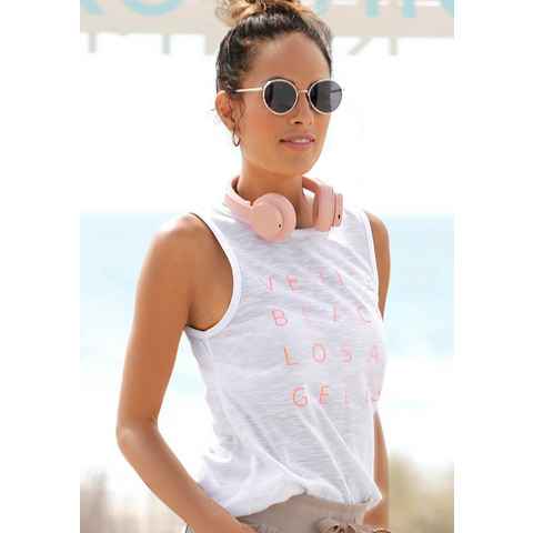 Venice Beach Tanktop mit Logoprint