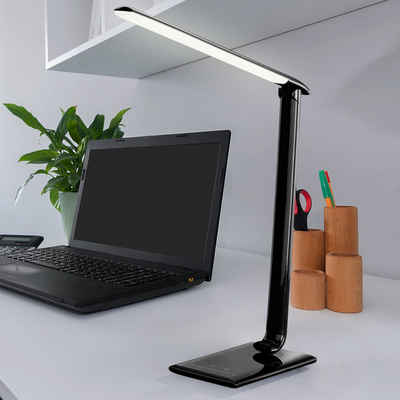 WOFI Schreibtischlampe, LED-Leuchtmittel fest verbaut, Tageslichtweiß, Schreibtischlampe Schreibtischlampe LED Tischlampe, Dimmbar