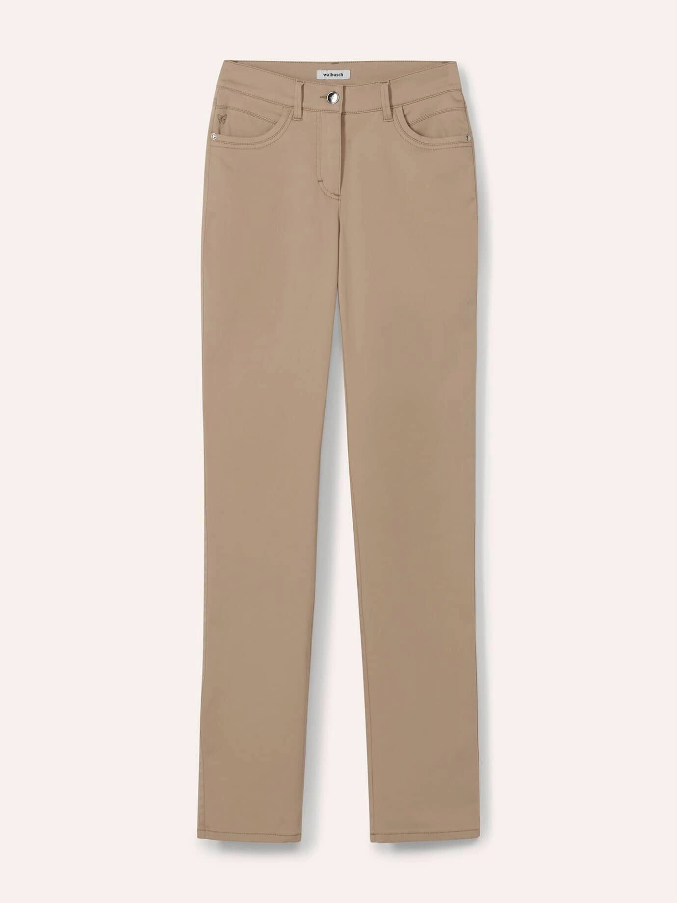Walbusch Stoffhose Damen Extraglatt Baumwollhose Feminine Fit Bügelfrei & atmungsaktiv, Comfort-Bund – pflegeleichtehose