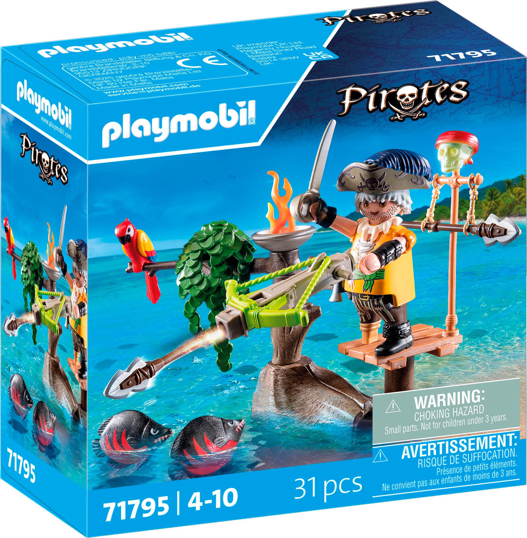 Playmobil® Pirat mit Balliste (71795), Playmobil Pirates Konstruktions-Spie günstig online kaufen