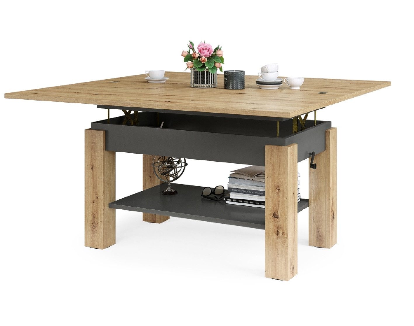 designimpex Couchtisch Design Brawo Tisch Arbeitstisch günstig online kaufen