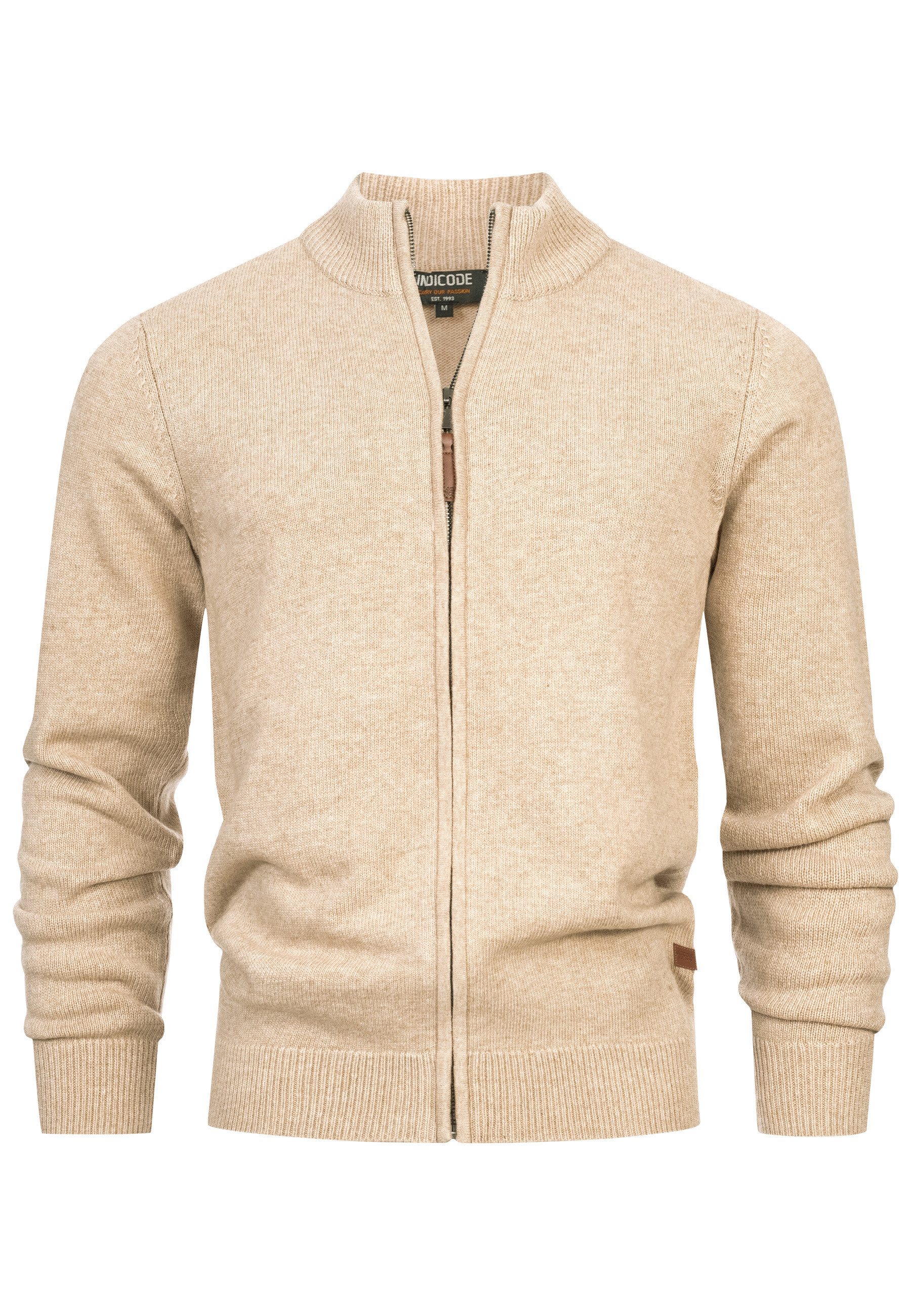 Indicode Strickjacke Herren INMargous Cardigan Herrenstrickjacke Moderne St günstig online kaufen