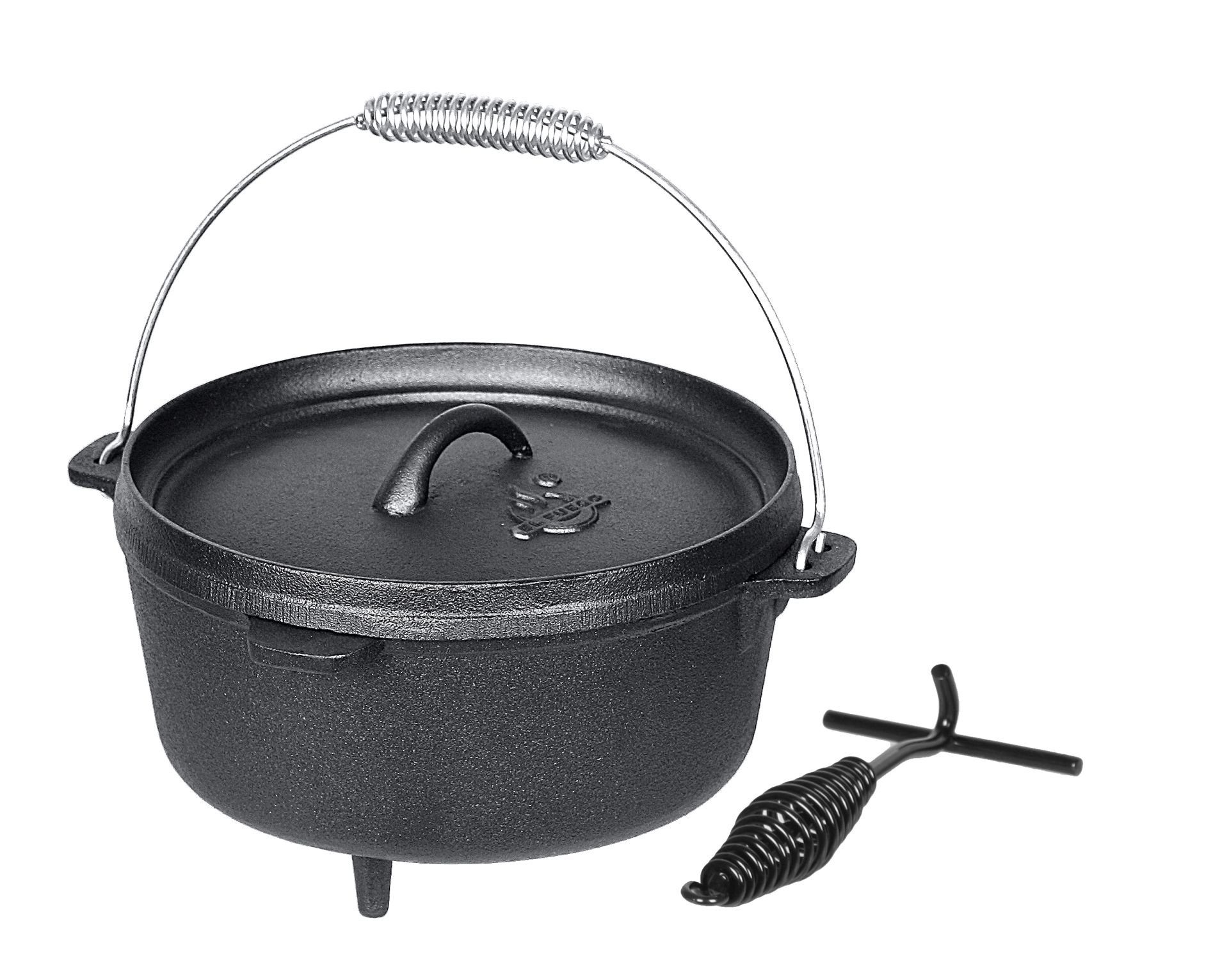 El Fuego Grilltopf AY0462, Gusseisen, Dutch oven 5,5 l