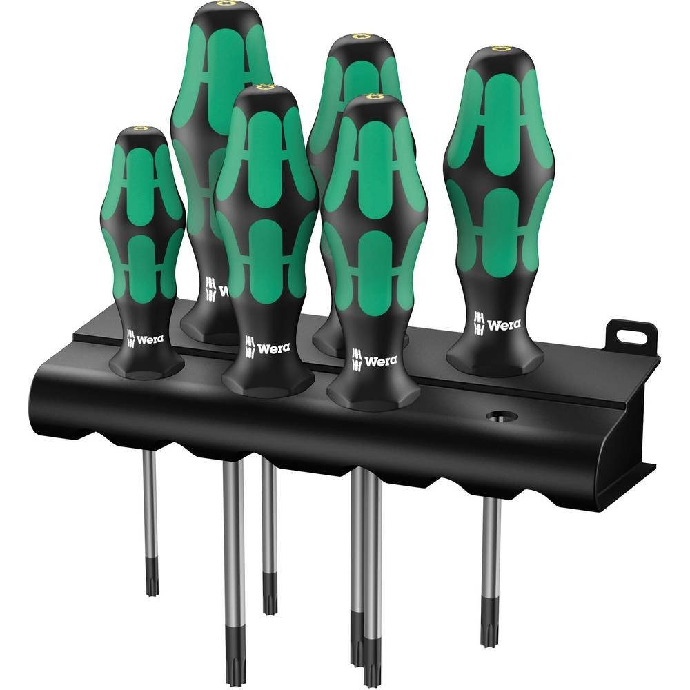 Wera Schraubendreher 367/6 TORX BO Kraftform Plus Sicherheits-TORX 05138250001, Mehrkomponentengriff