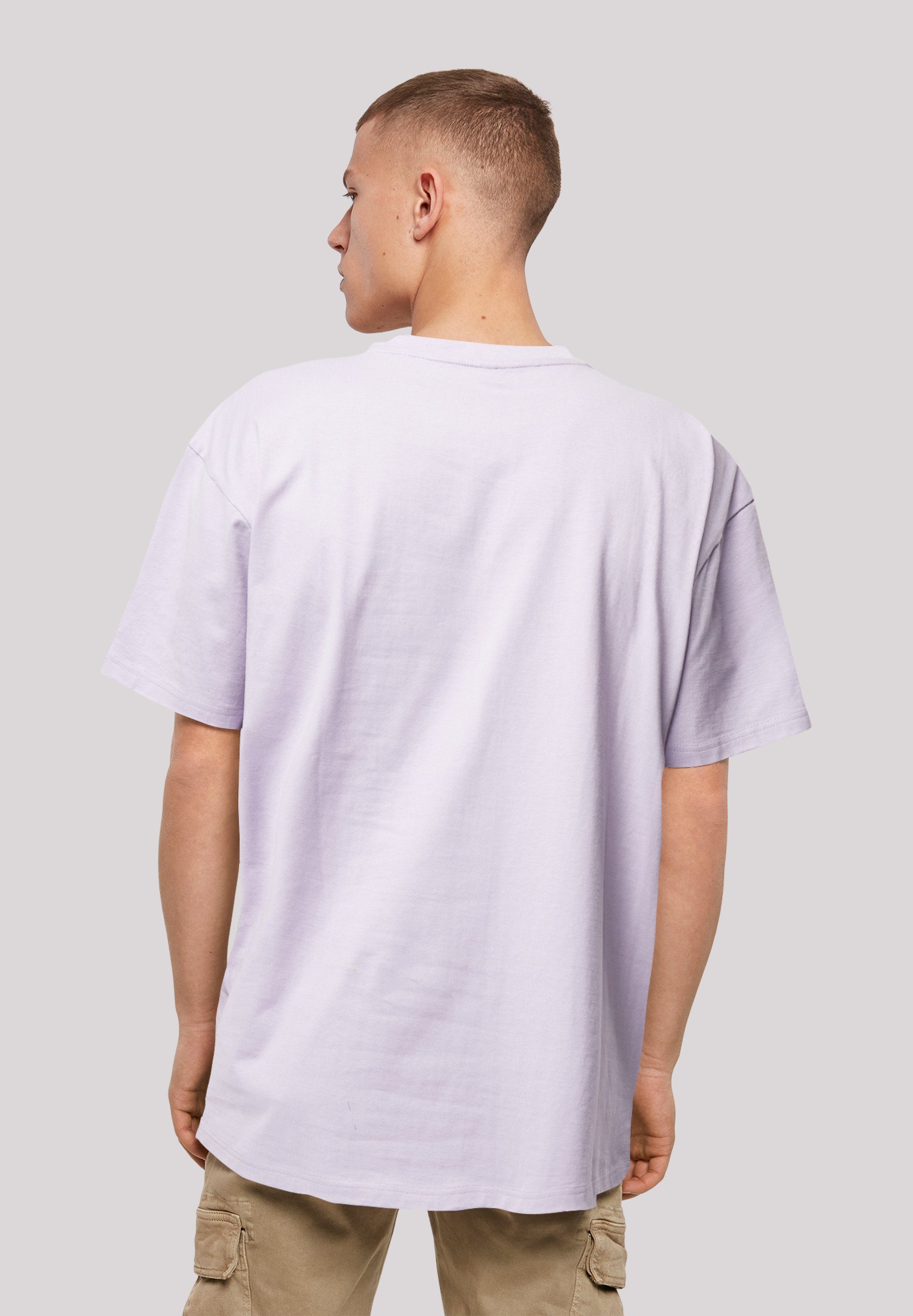 F4NT4STIC T-Shirt CYBERPUNK Bone Print Cyber STYLES lilac
