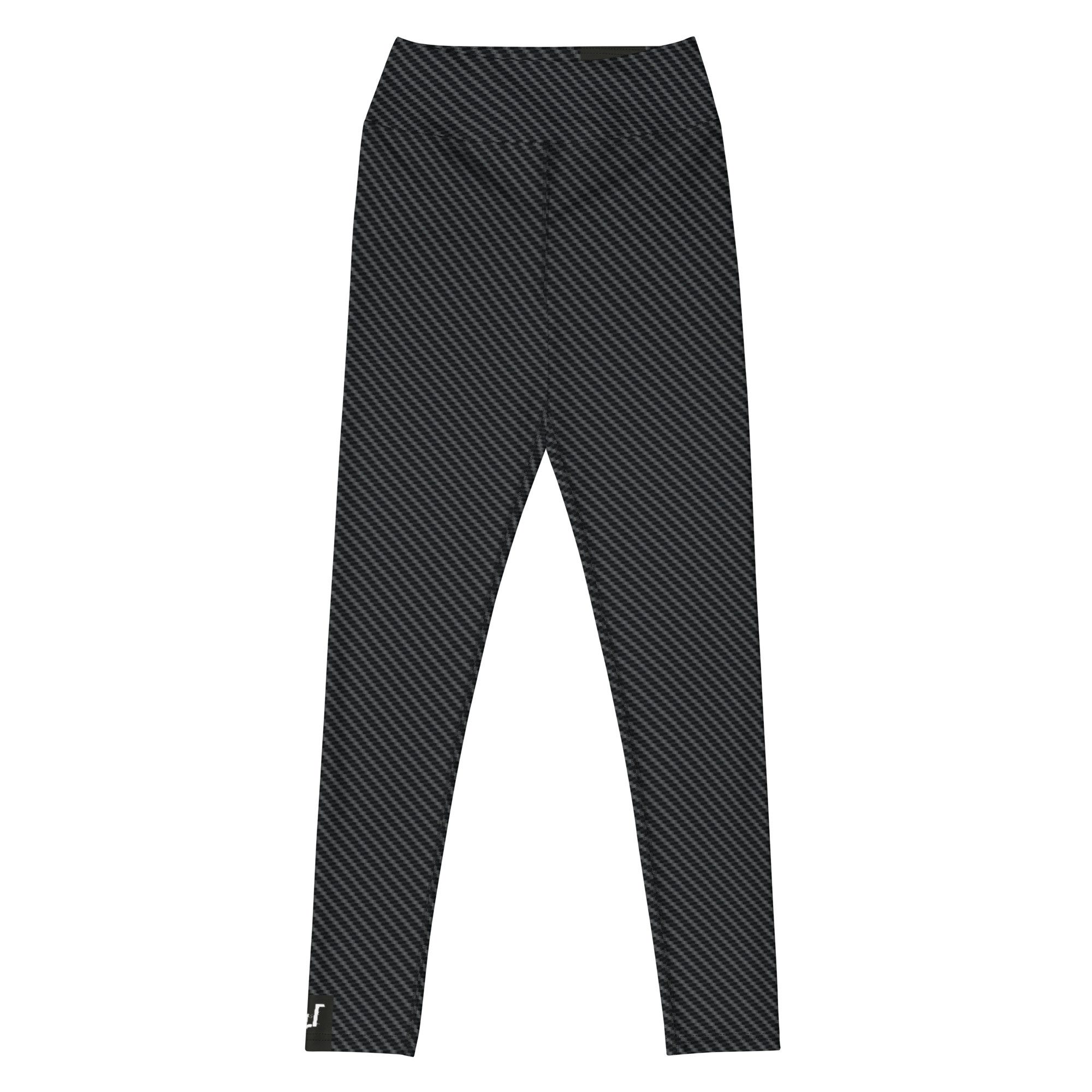 Funktionsleggings Damen High Waist Yoga Leggings Carbon