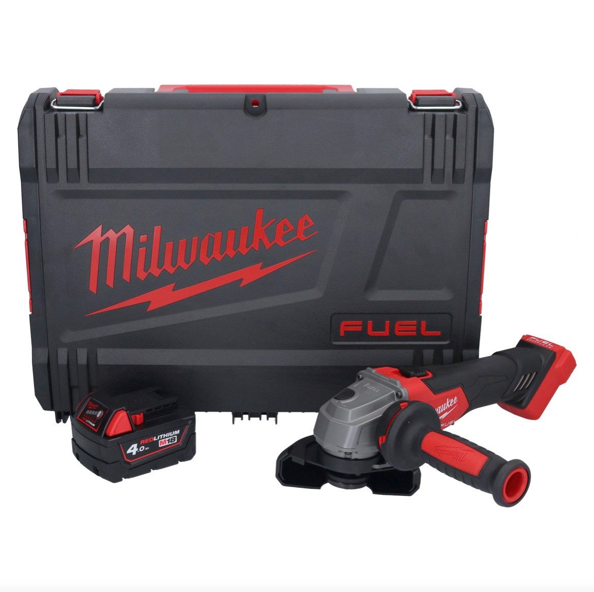 Milwaukee Akku-Winkelschleifer M18 FSAG115X-401X Akku Winkelschleifer 18 V 115 mm Brushless + 1x
