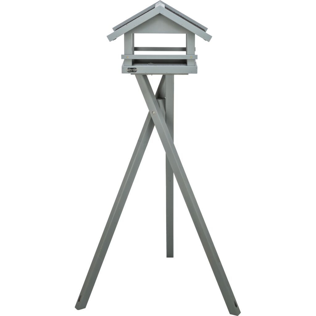 TRIXIE Vogelhaus Futterhaus - grau - 41 × 27 × 32 cm/1,27 m