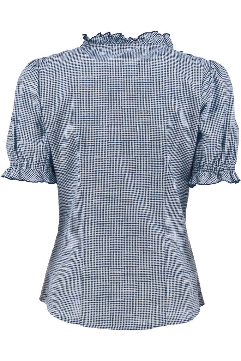 Orbis Textil GmbH & Co. KG Trachtenbluse Trachtenbluse - DARLINA - jeans, m günstig online kaufen