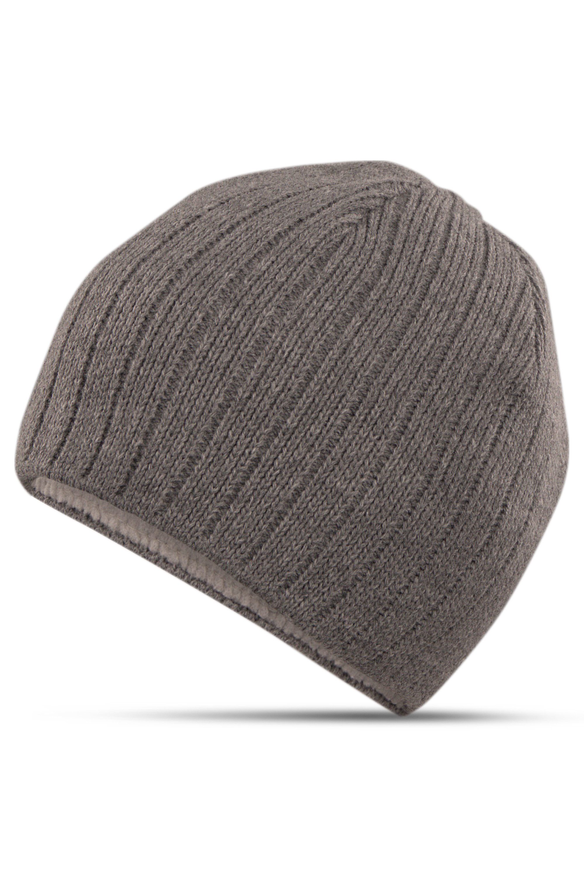 Beanie Herren Beanie Strickripp Uni M172