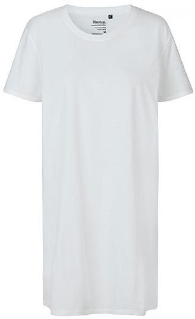 Neutral Rundhalsshirt Damen Long Length T-Shirt - Single-Jersey-Strick günstig online kaufen