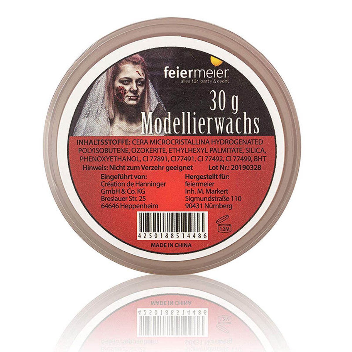 Theaterschminke MakeUp Modellierwachs 30g FM