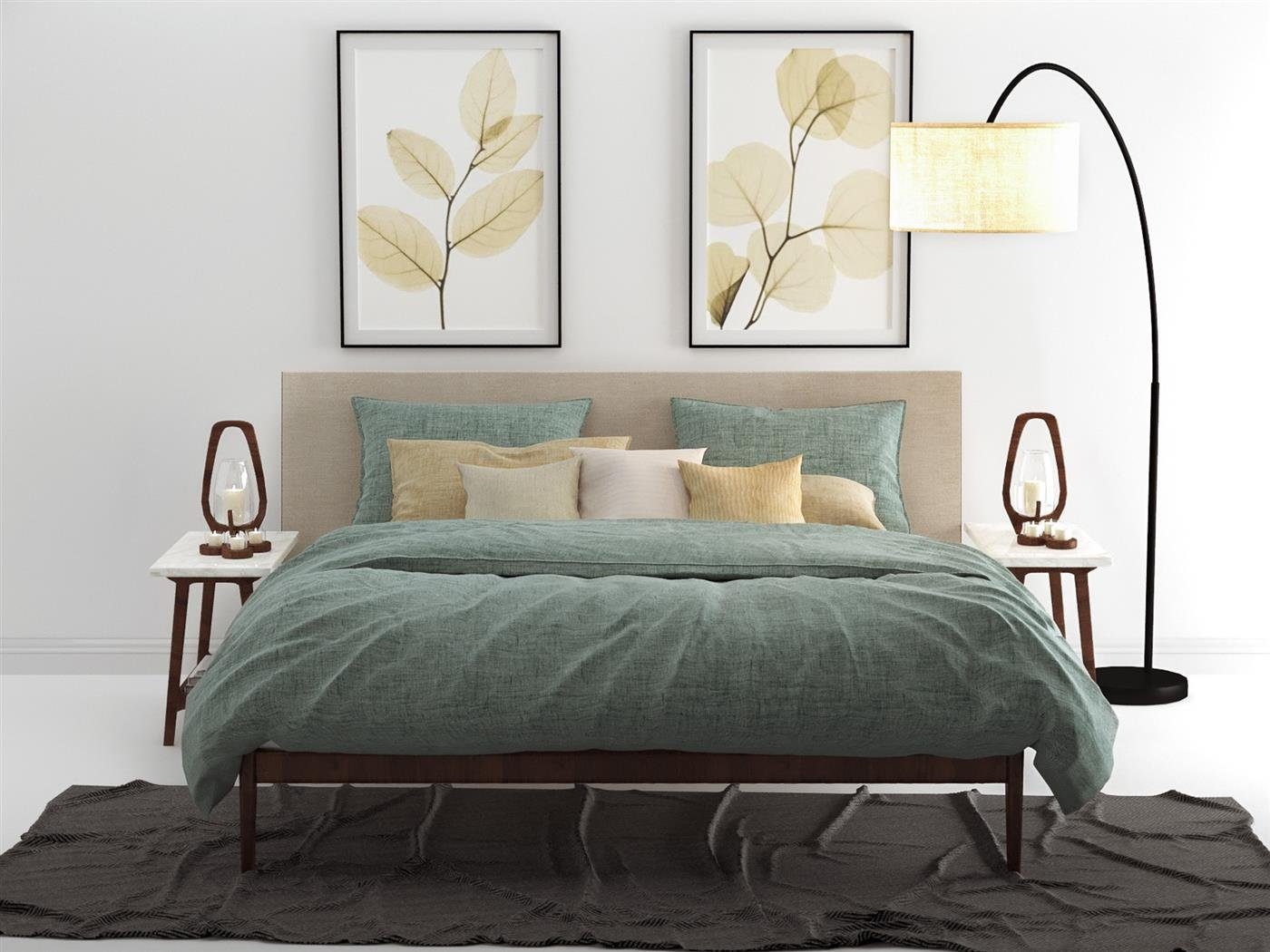 Heckett and Lane Bettwäsche Zo! Home Cotton Bettwäsche 200x200 cm Lino Emer günstig online kaufen