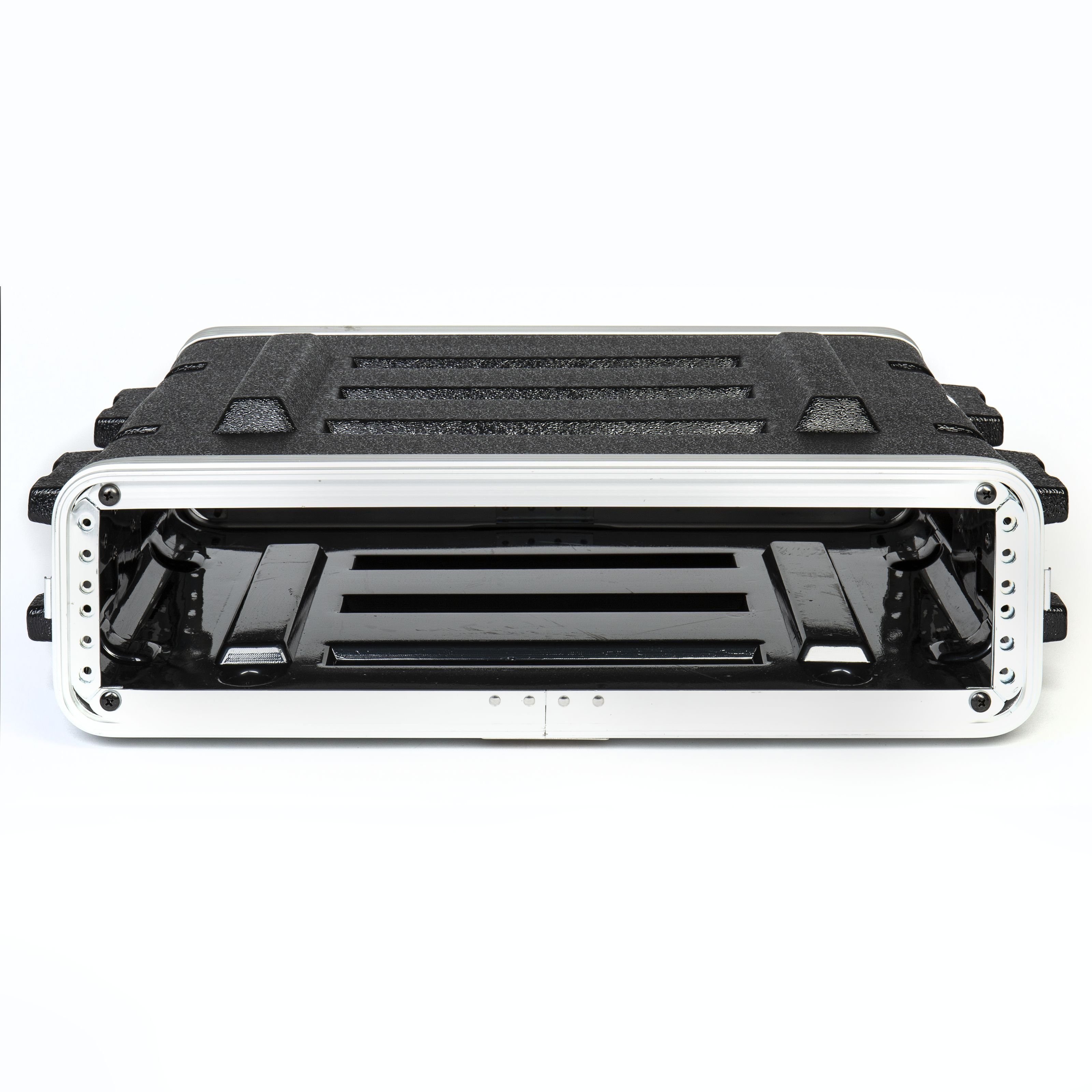 FAME Koffer, Audio weRack 2HE Deep MKII PVC-Case, 19 Zoll Rack, Rackschienen