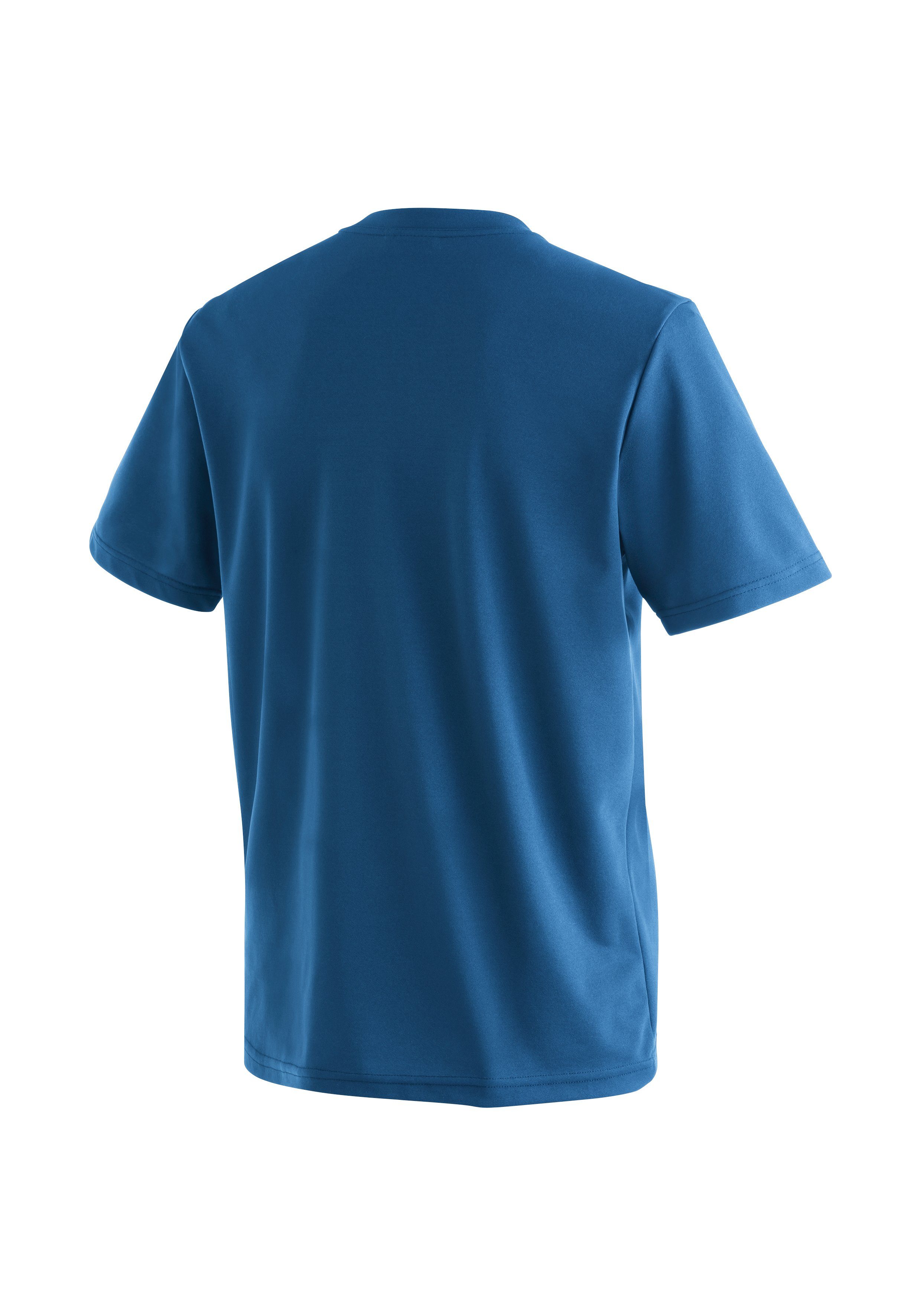 Wali Herren nachtblau Freizeit und für Funktionsshirt Kurzarmshirt Maier Sports T-Shirt, Wandern