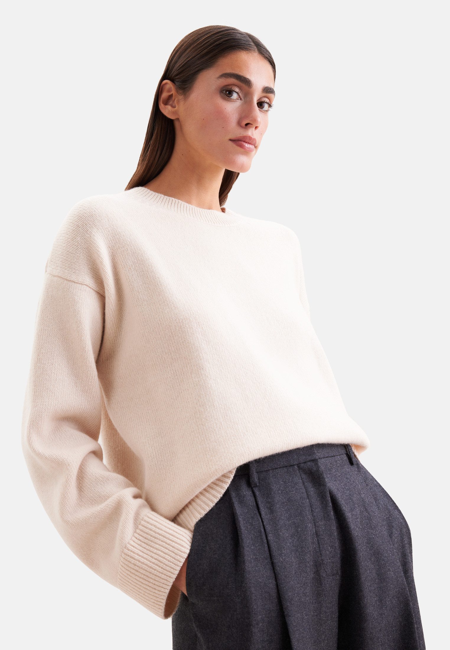 seidensticker Strickpullover Sweater Uni