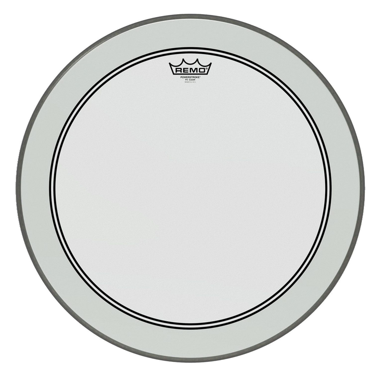 Remo Schlagzeug Remo Powerstroke 3 Clear Bassdrum-Fell 20 Zoll,20 Zoll Bassdrum-Fell , 20 Zoll Bassdrum-Fell 