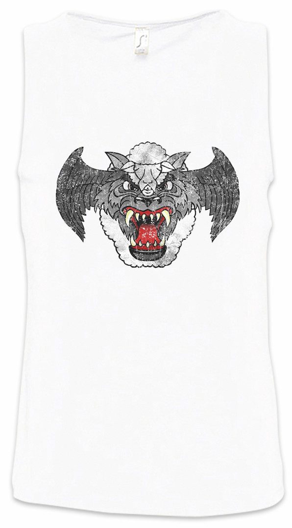 Urban Backwoods Tanktop Airwolf Patch Ärmelloses T-Shirt Zeichen Sign Logo Uniform Abzeichen Wolf Bell-222 Helikopter Helicopter