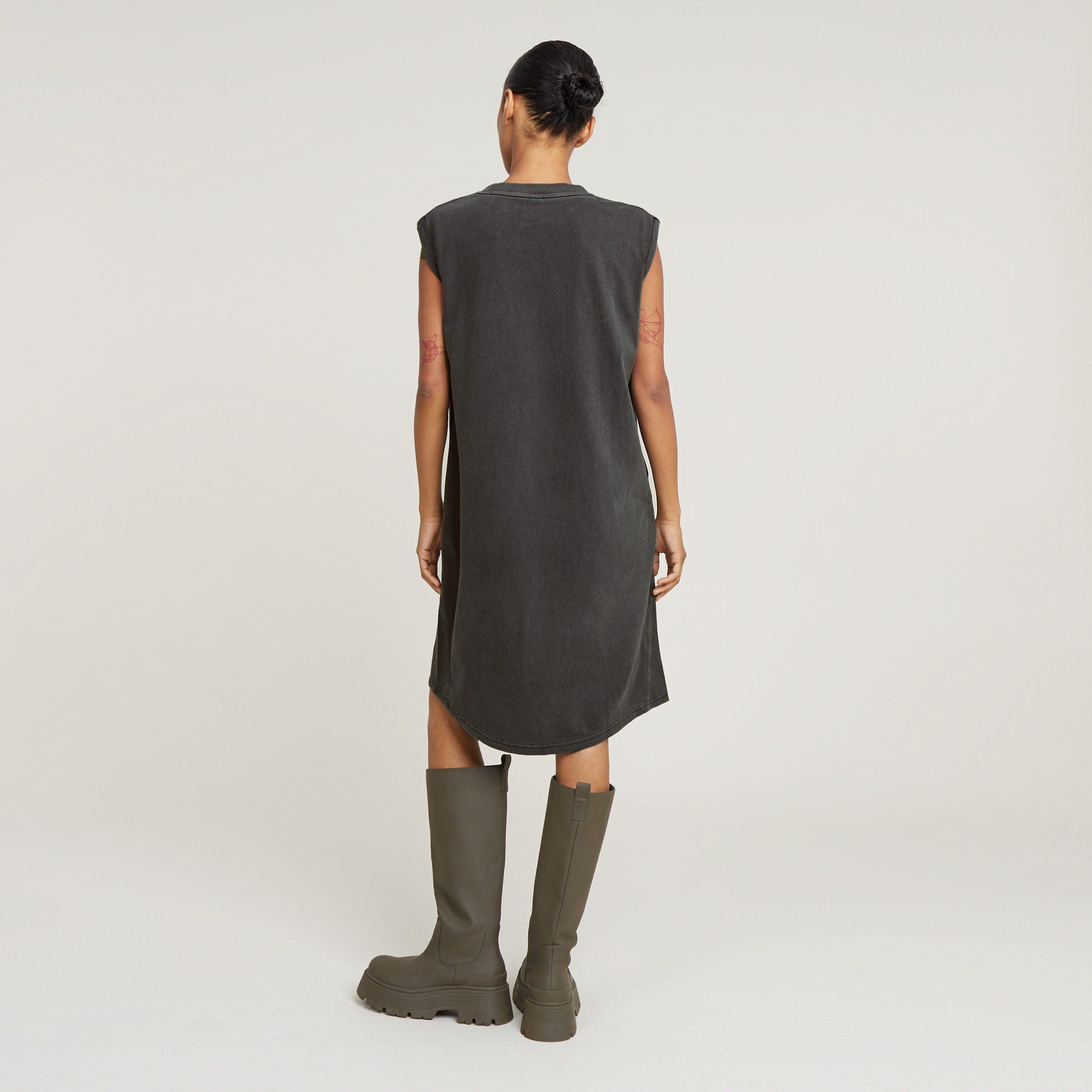 G-STAR Sommerkleid Seam Detail Overdyed Loose Dress ohne Ärmel günstig online kaufen