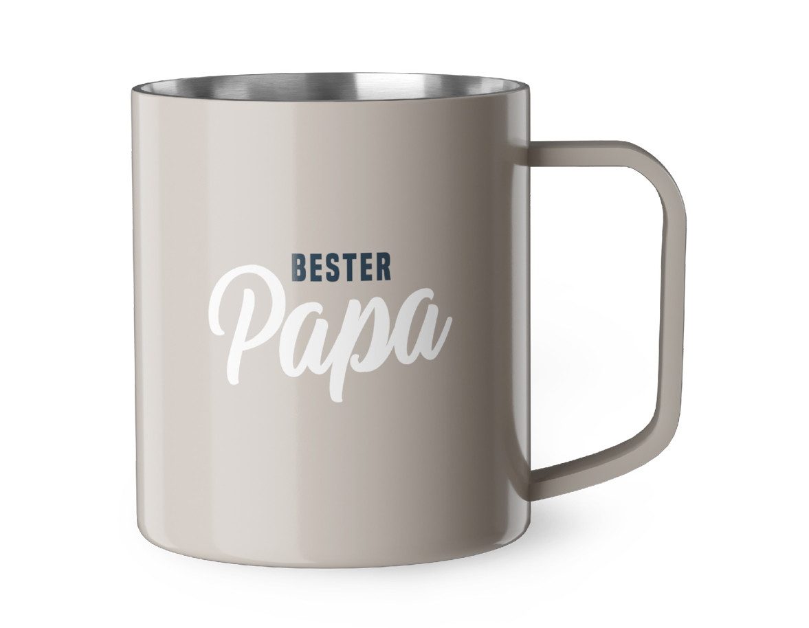 La Vida Tasse Thermobecher Thermotasse Isolierbecher Edelstahl la vida Bester Papa, Material: Edelstahl