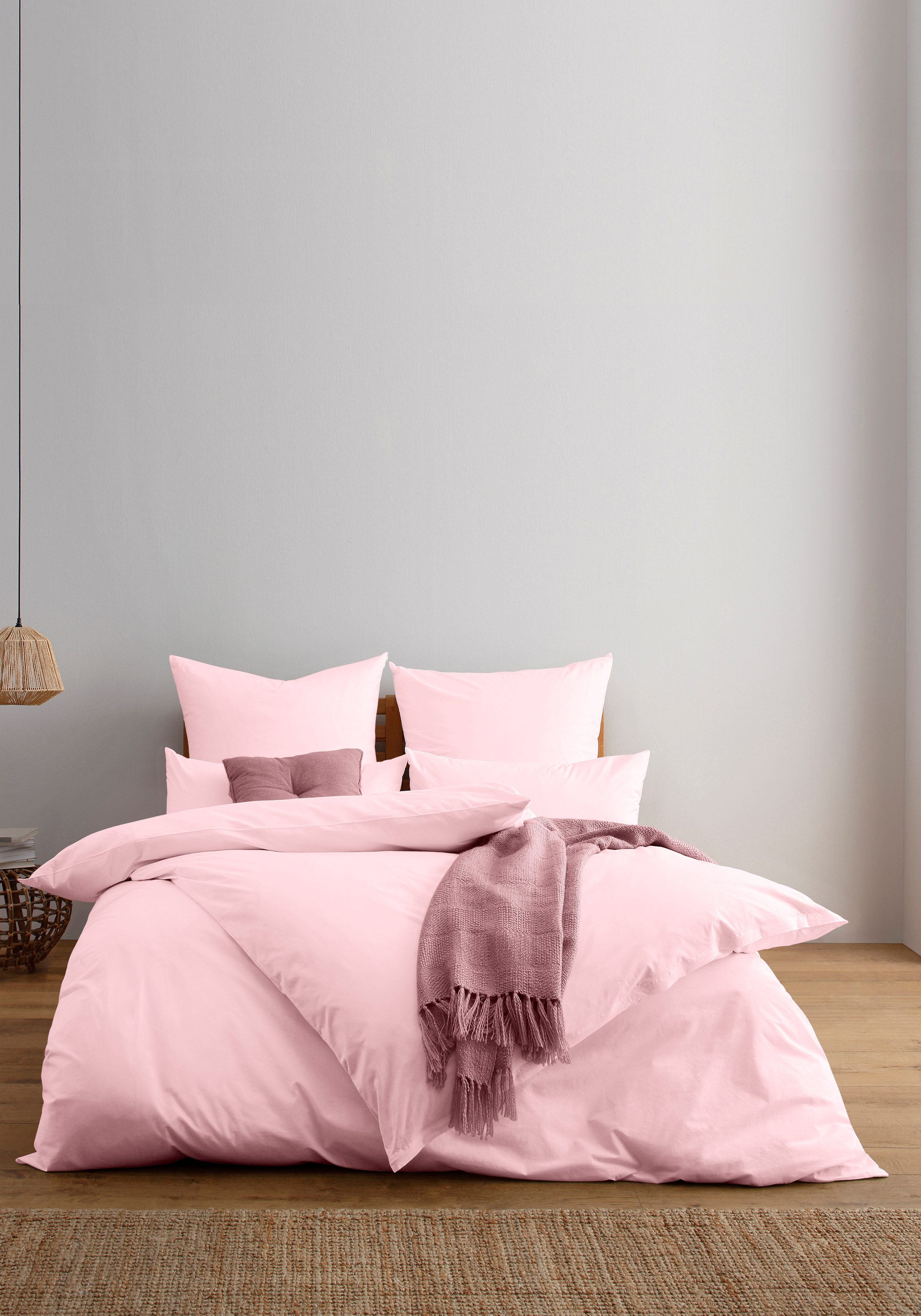 OTTO home Bettwäsche Luisa, Renforcé, 2 teilig, ab Gr. 135x200, auch in PREMIUM Qualitäten erhältlich
