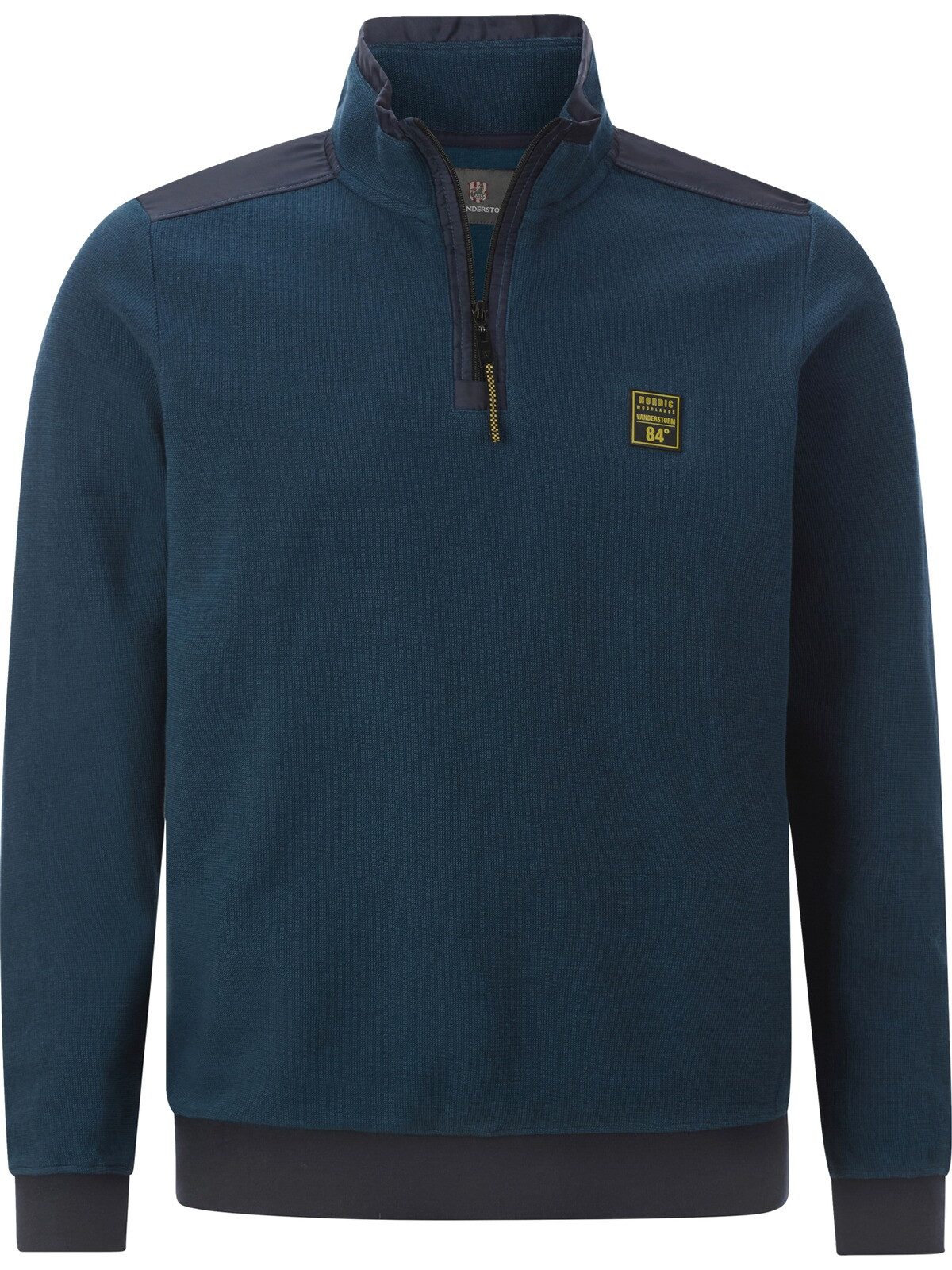 Jan Vanderstorm Sweatshirt KNUTSTAD mit Umlegekragen