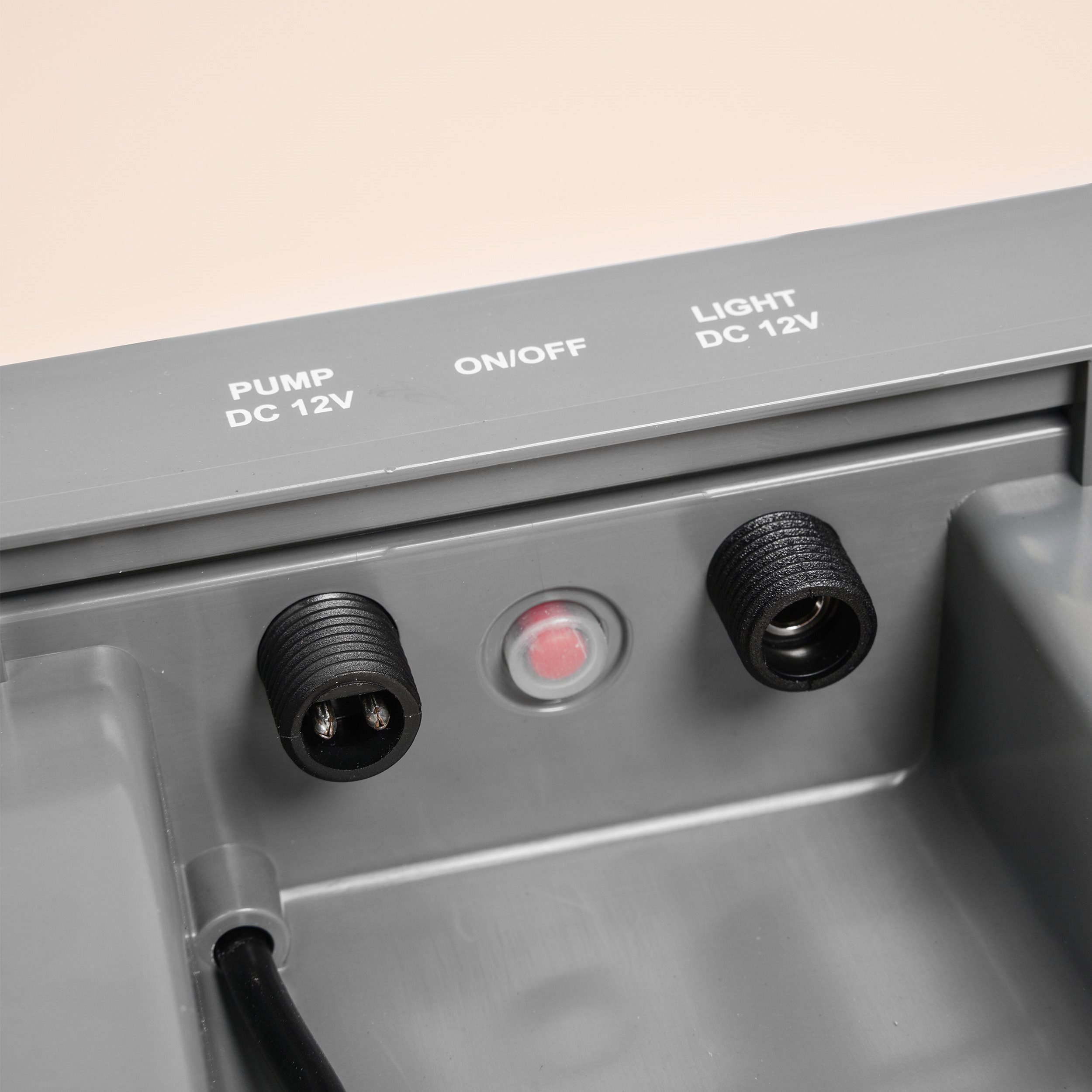 esotec Teichbelüfter 25/600 Solar Belüfterpumpen-Set 5 Ausgänge 12,8V/DC 600l/h Akku 101877, 600 l/h