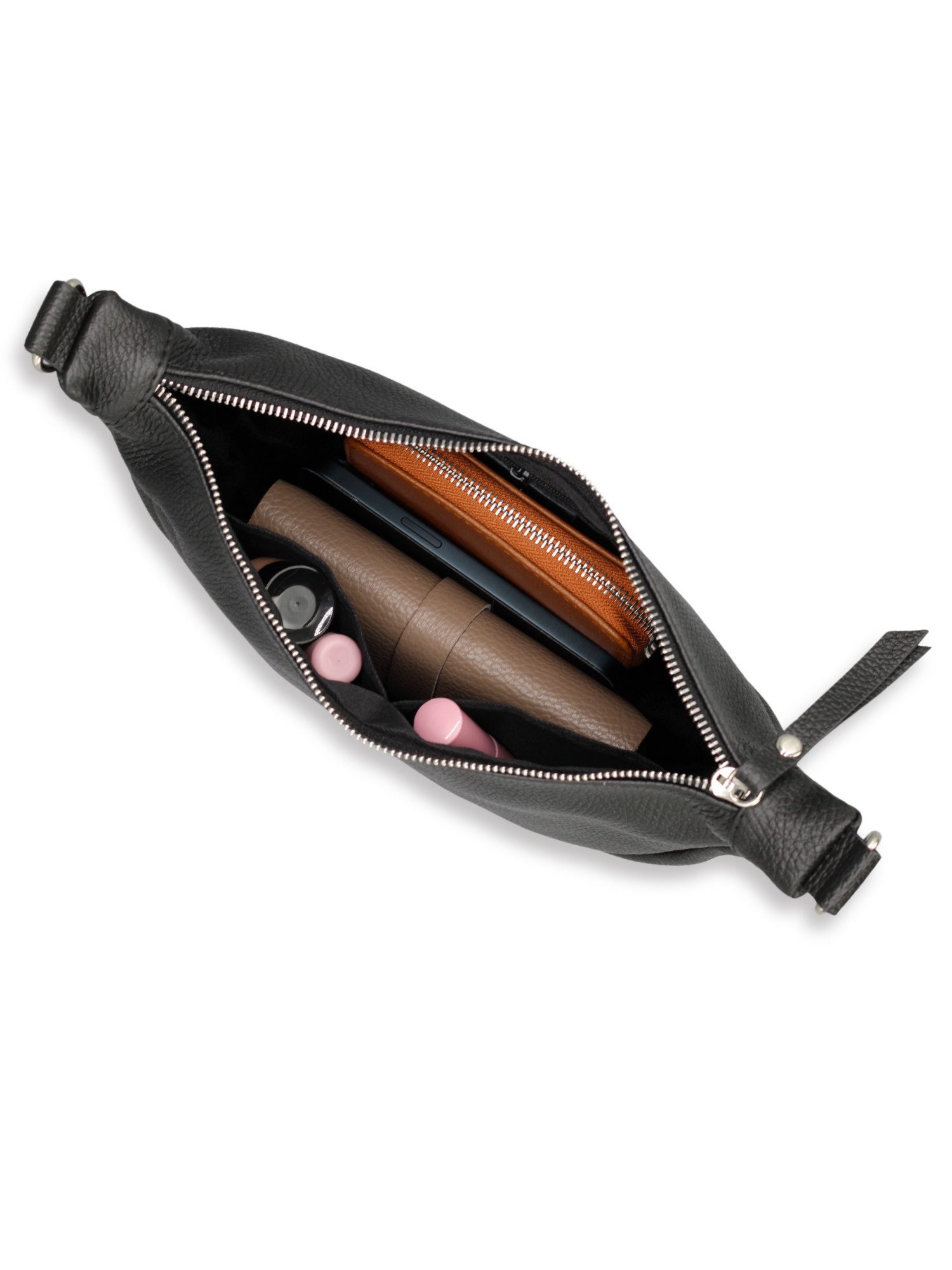 BRISE TASCHE Schultertasche Petra Ledertasche Damen – Handgemacht in Italien, Crossbody Bag (Einzelartikel, Einzeltasche), Handgefertigt in Italien, Echtleder, Wasserdicht