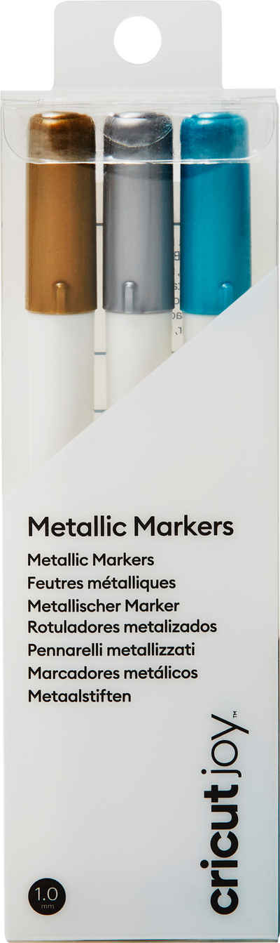 Cricut Malstift Joy Stifte Point Marker Medium Metallic, 1 mm 3er-Set