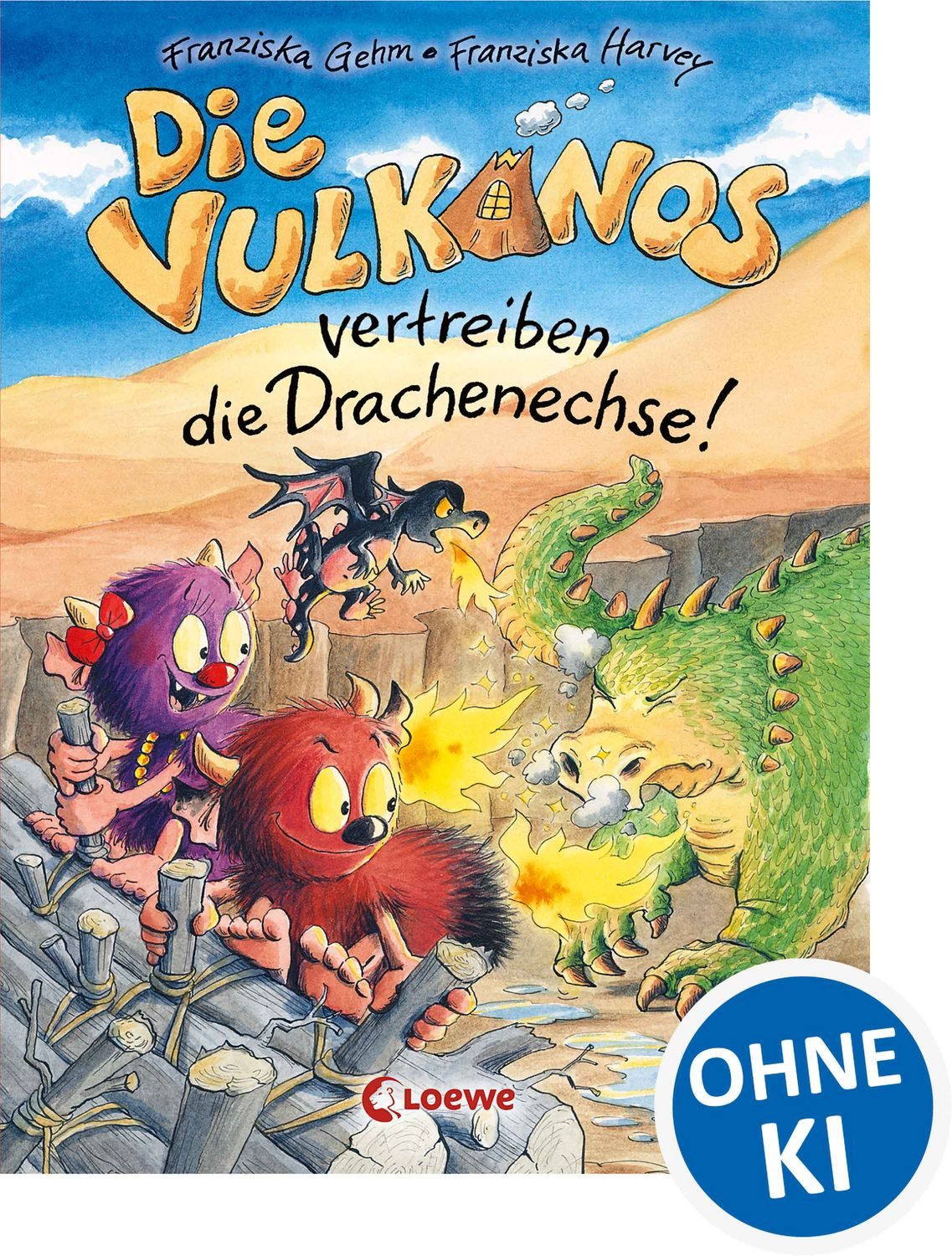 Die Vulkanos vertreiben die Drachenechse! (Band 8) / Franziska Gehm, Lustiges Erstlesebuch für Mädchen und Jungen ab 7 Jahre