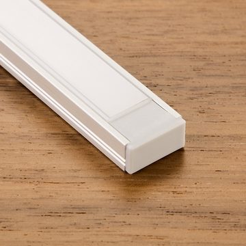SO-TECH® LED-Stripe-Profil Endkappenset für LED Profil-11 Endkappen grau