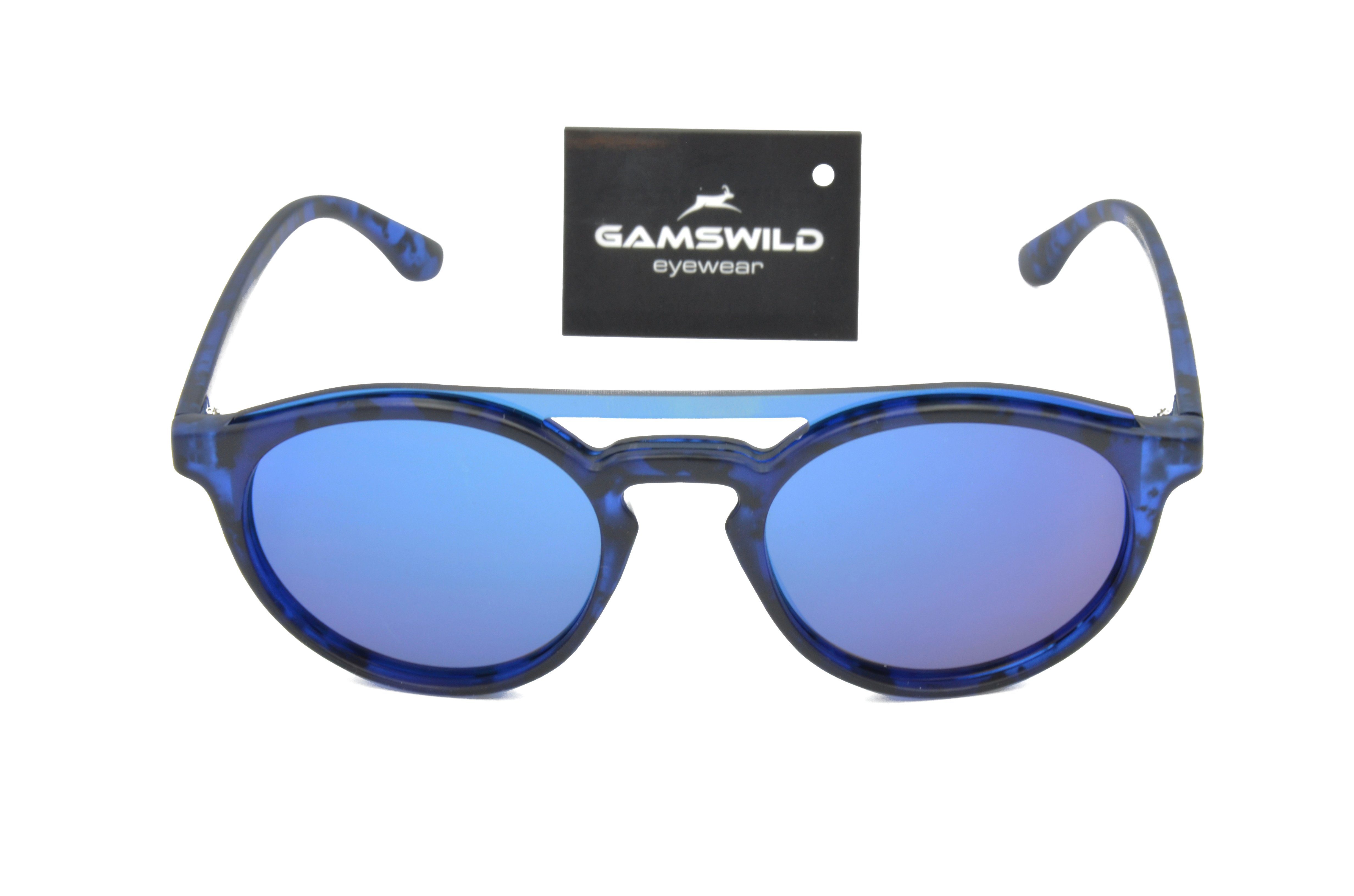 Mode Fashionbrille, grün, GAMSSTYLE Gamswild Sonnenbrille WM1221 blau, Damen braun Brille grün, Herren Unisex