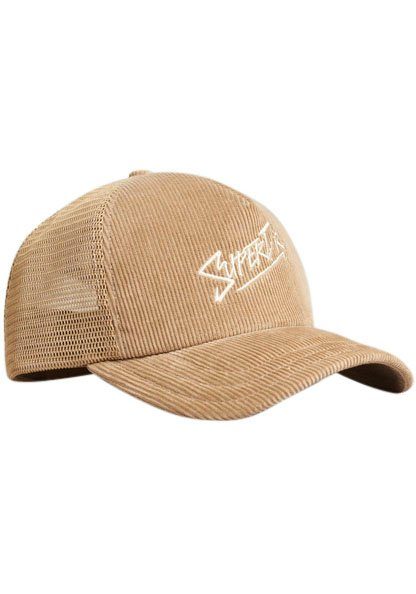 Superdry Trucker Cap VINTAGE BRAND MARK CORD CAP sand