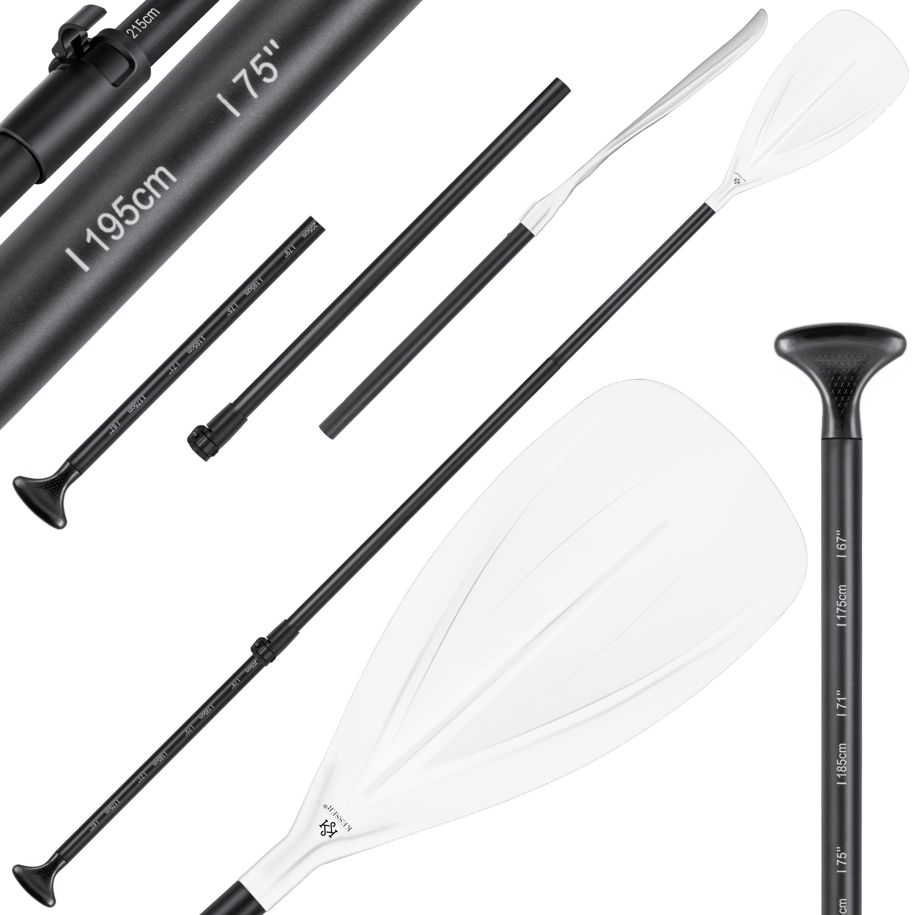 KESSER SUP-Paddel, Paddle 3-teilig für Kayak SUP Stand-Up Paddling Board