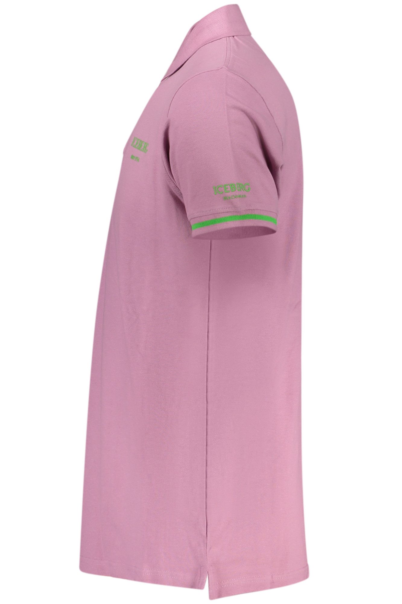 ICEBERG Poloshirt Lila Herren-Poloshirt mit Kontrastdetails und