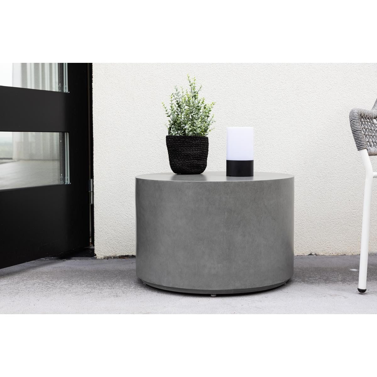 Beistelltisch LISSABON Couchtisch ø60cm - Lounge Tisch aus Aluminium