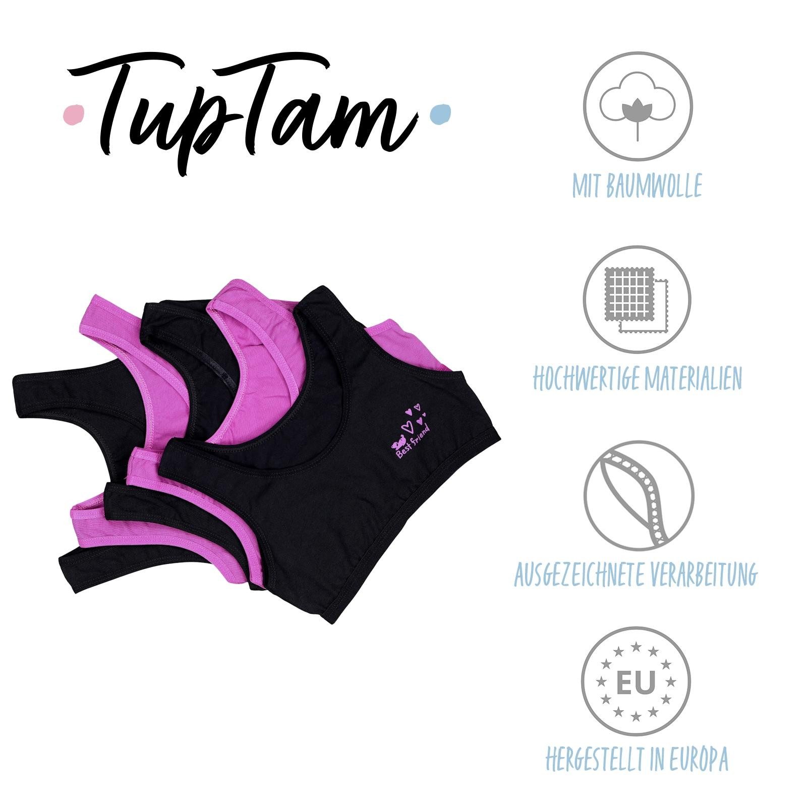 TupTam Bustier TupTam Mädchen Bustier mit breiten Trägern 5er Pack – Bild 2 von 5