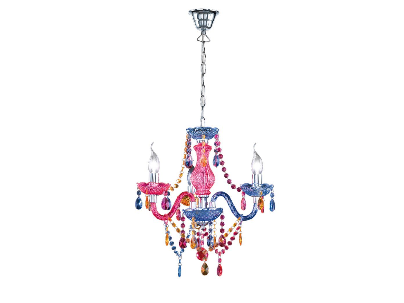 Reality Leuchten LED Kronleuchter, Dimmfunktion, LED wechselbar, Warmweiß, günstig online kaufen