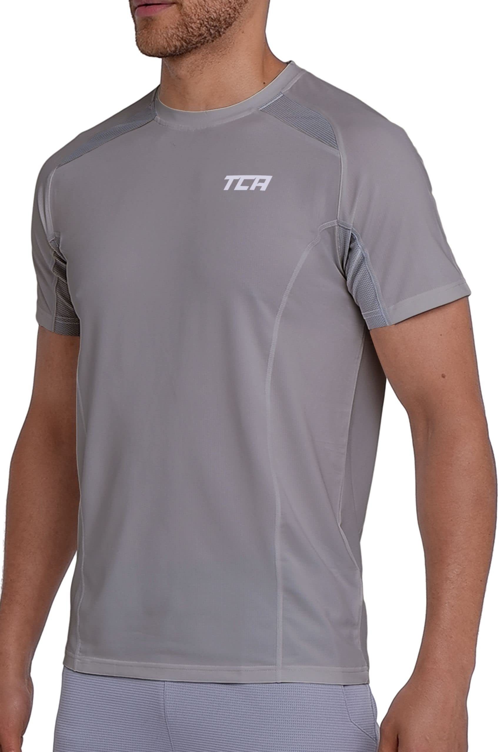 TCA Trainingsshirt TCA Herren Sportshirt Kurzarm günstig online kaufen