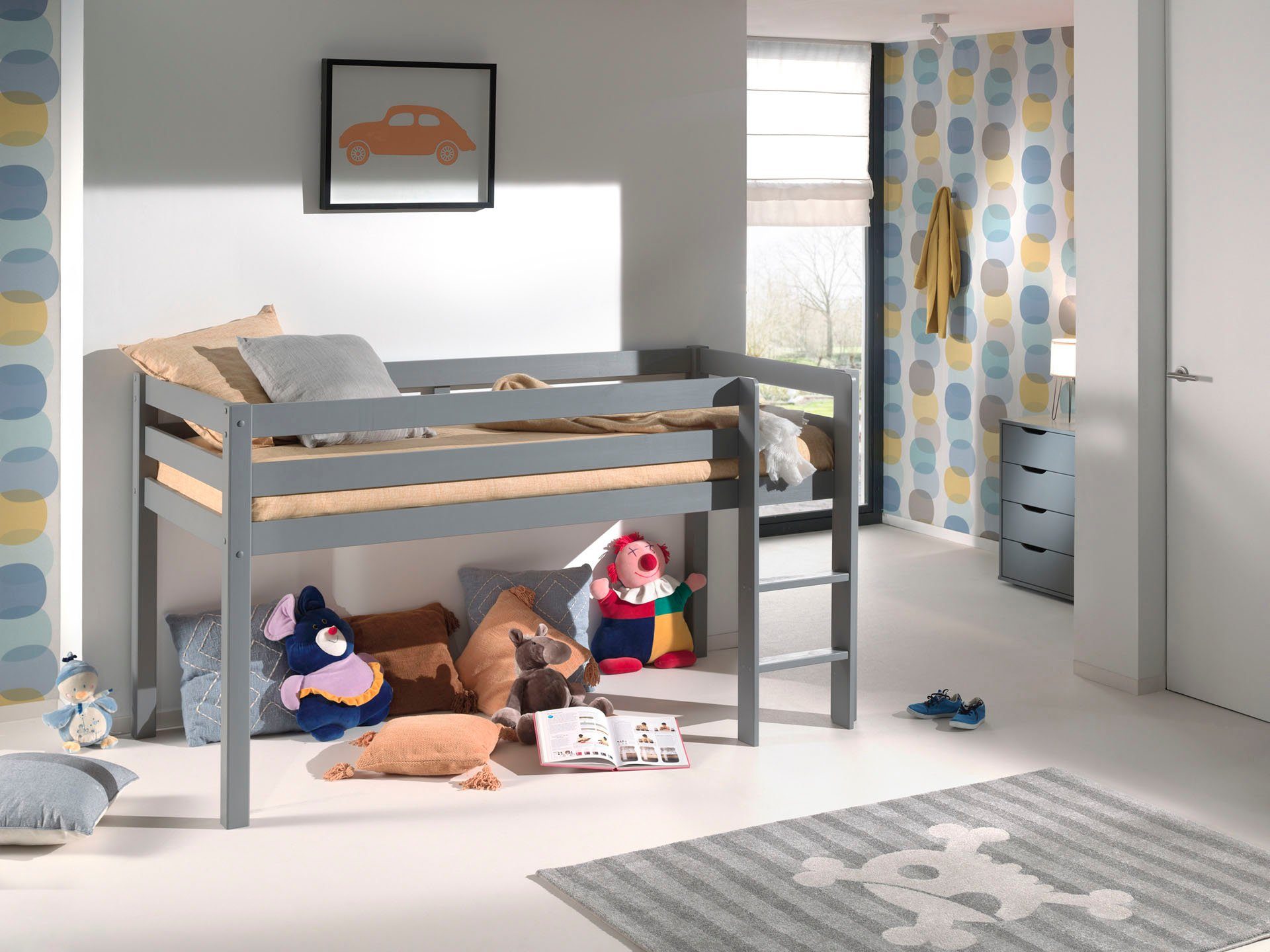 Vipack Hochbett Pino (Made in Europe)