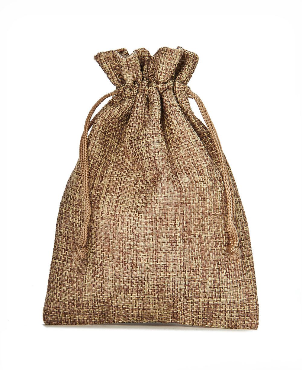Organzabeutel24 befüllbarer Adventskalender Stoffsäckchen natur, Geschenkbeutel - Advent, Weihnachten 20x12 cm (6-tlg), Natur Look