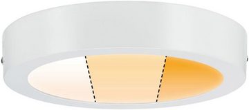 Paulmann LED Deckenleuchte Carpo, Dimmfunktion, mehrere Helligkeitsstufen, LED fest integriert, Extra-Warmweiß, Warmweiß, LED-Modul, LED Deckenlampe