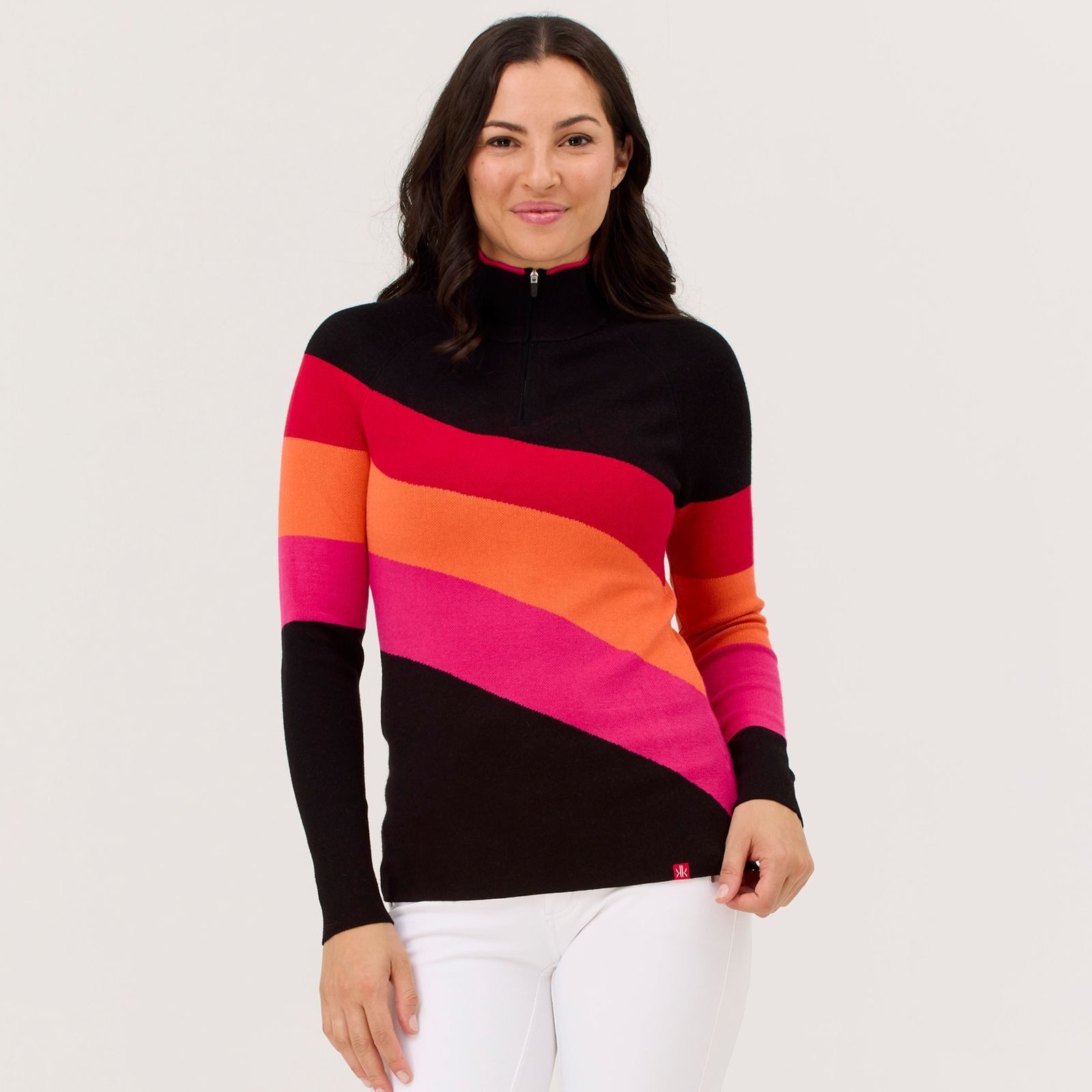 Trainingspullover Riva Zip Neck