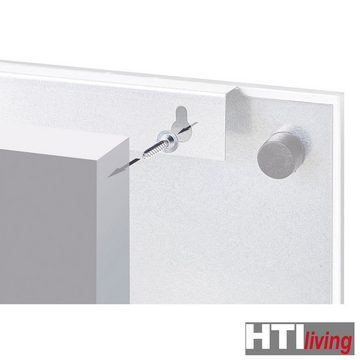 HTI-Living Memoboard Memoboard Glas Schiefer, Magnettafel Schreibtafel Schreibboard