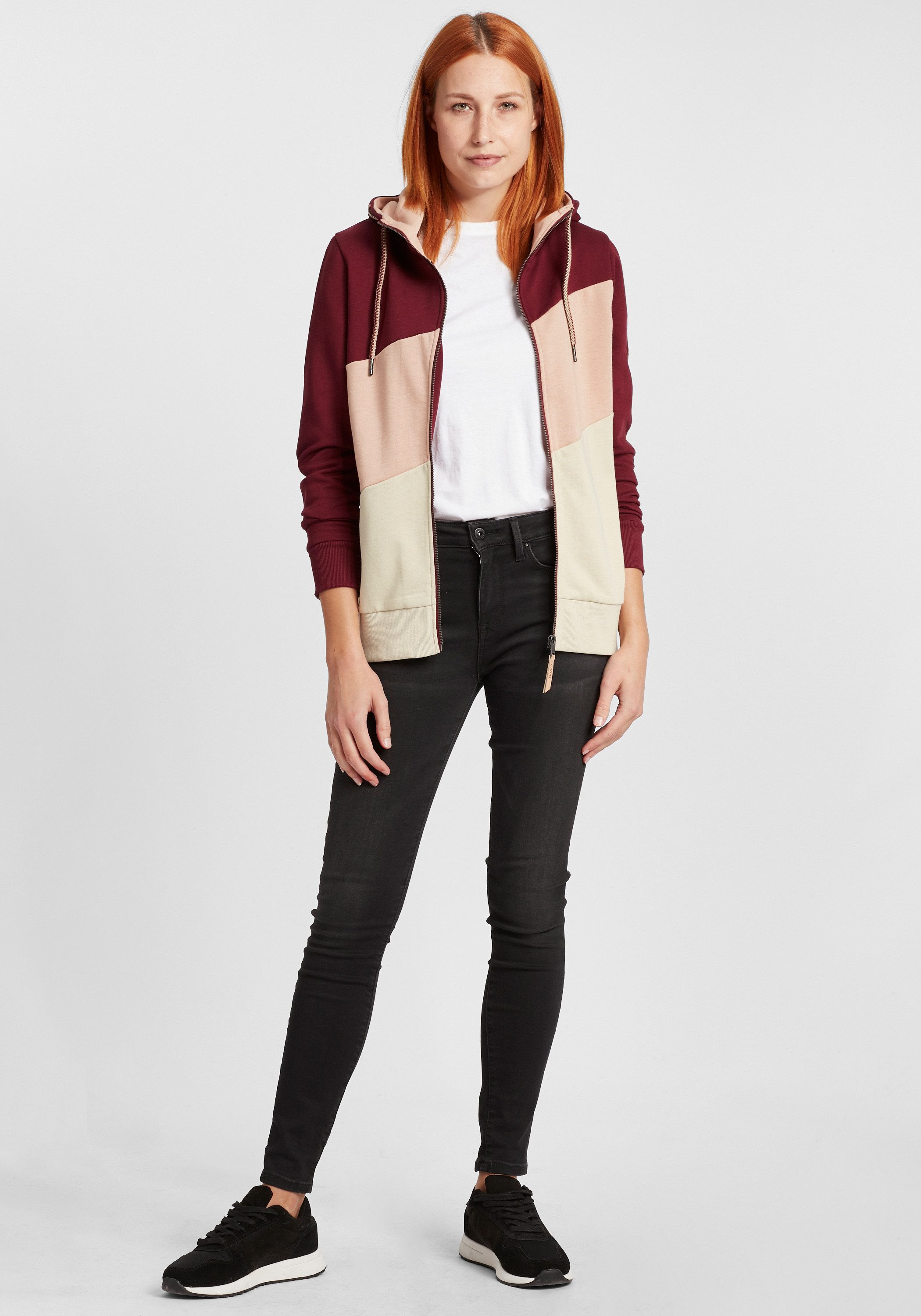 OXMO Kapuzensweatjacke OXAggi Sportliche Hoodie Sweatjacke günstig online kaufen