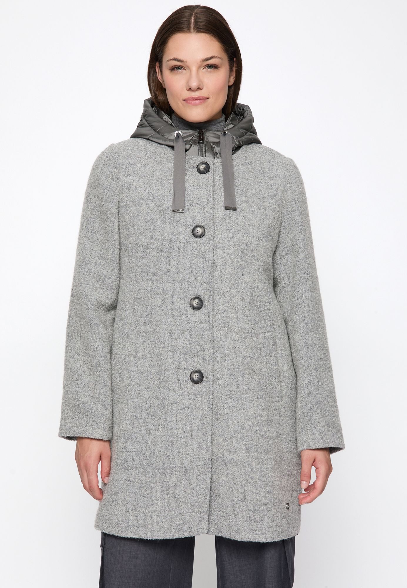 COVERED Wintermantel L60357CO Kapuze, Eingriffstaschen, Innentasche, günstig online kaufen